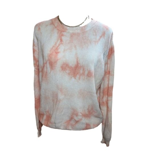 Women's Fate Sweater - Orange Tie Dye -‎ Size L - Picture 1 of 10